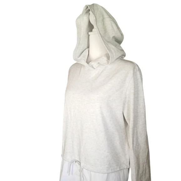 Athleta Women's Gray Gallery Hoodie Top Lightweight Soft Size Small - Picture 5 of 10